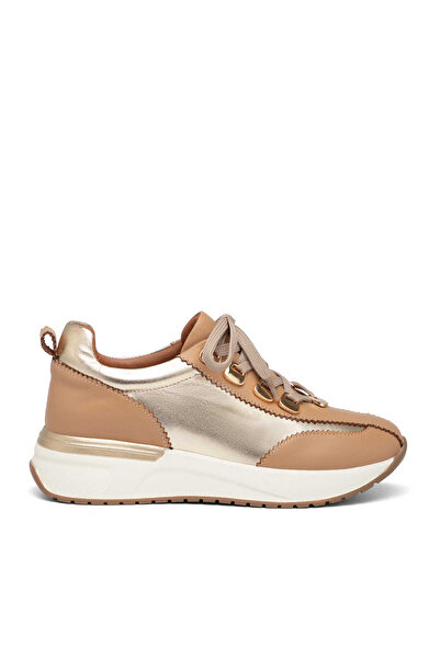 Tergan Vizon Hakiki Deri Kadın Sneaker - K26I1AY68468-V0T