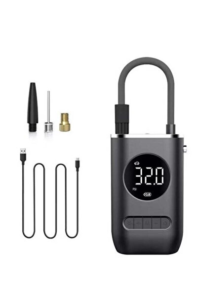 Generic Cordless Air Compressor - Portable USB 150PSI Tire Inflator Air Pump ...
