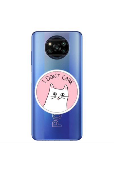Other Xiaomi Poco X3 /X3 Pro I dont Care Transparent Silicone TPU Θήκη