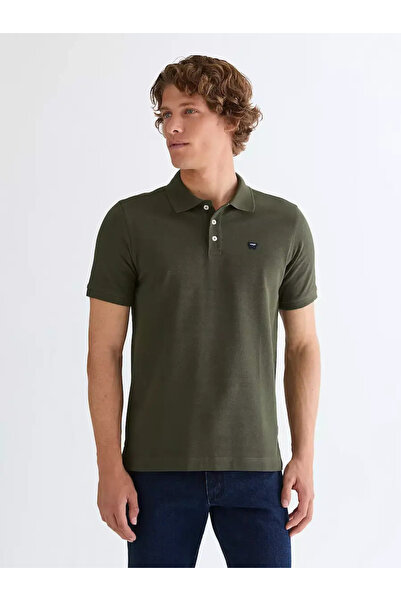WRANGLER Μπλουζάκι πόλο χακί