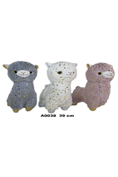OEM Plus alpaca Sun-Day A0038, moale, cu detalii aurii, multicolor, 39 cm