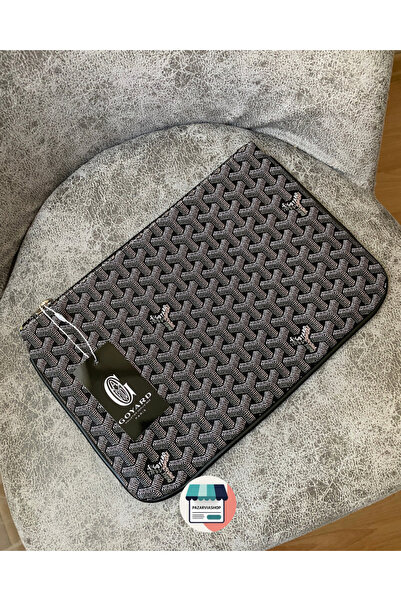 pazarviashop Monogram desen clutch çanta