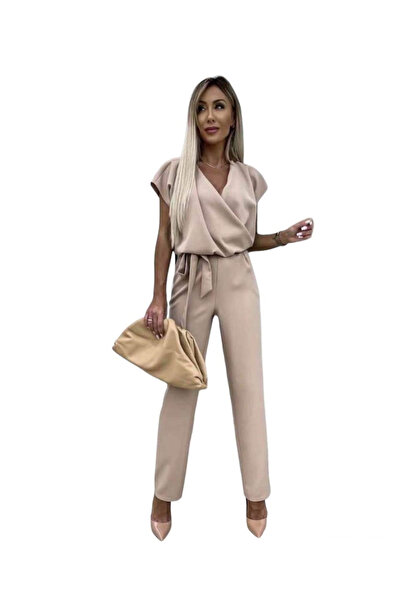 Woman's Fashion Γυναικεία Ολόσωμη Φόρμα Μπεζ