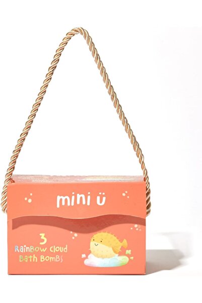 MINI-U Mini U Cloud Bath Bombs (3 Pack), Rainbow Trail Bath Bombs for Kids, V...
