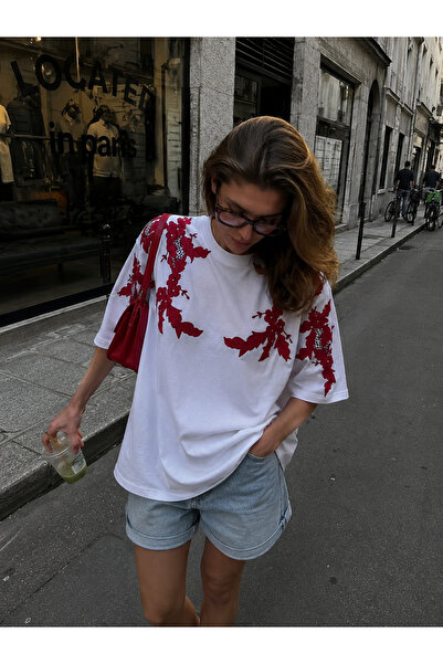 Jose Clothing Oversized Short-Sleeve Printed T-Shirt