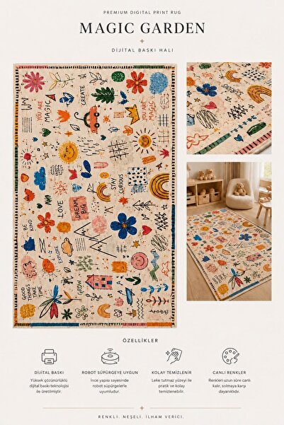 Rugs Modern Halı ETA Geleneksel Desenli Modern Dokuma Taban Dekoratif Halı sd...