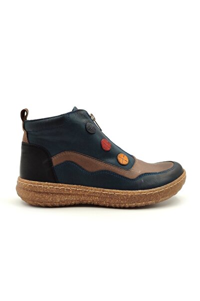 CHACAL 6966 Incobuck Δέρμα Navy/Taupe/Negro