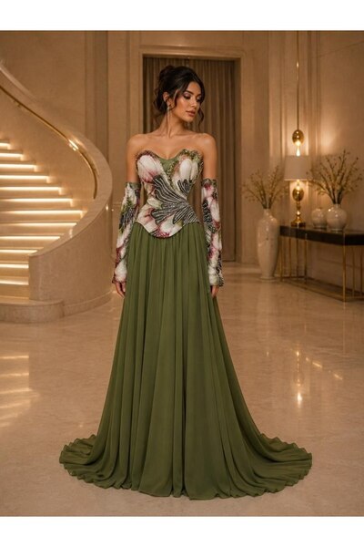 Baskouti dress Dresses - Turquoise - Long