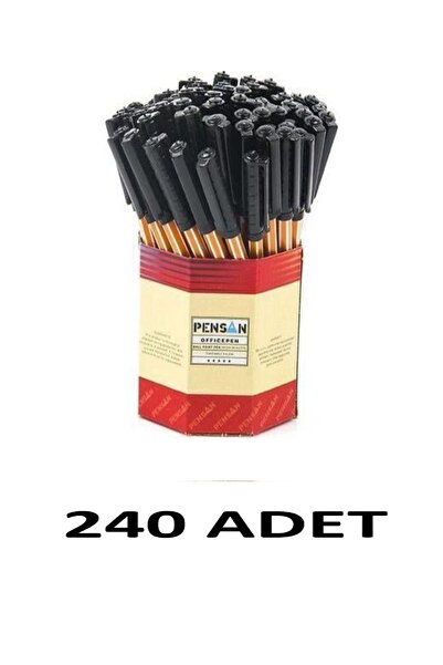 Pensan 240 Pieces of Officepen 1 mm Ballpoint Pens