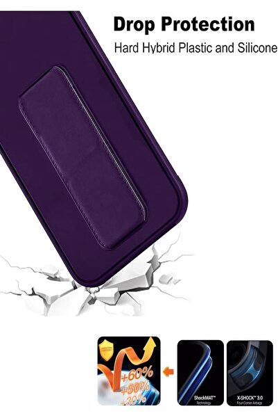 Urban URBANNX for iPhone 15 Case, Shockproof Silicone Cover with Magnetic Sta...