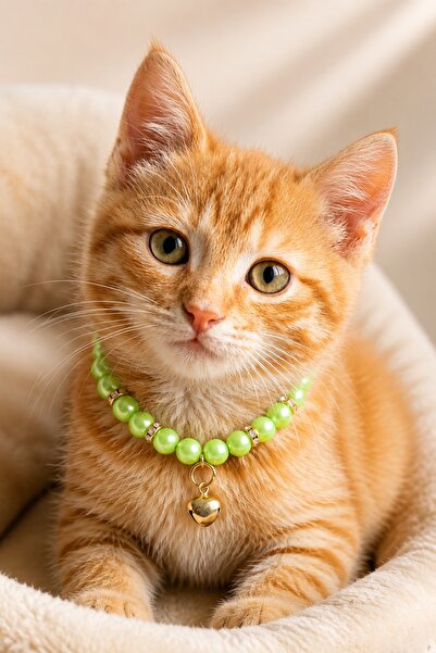 PHENORA Cat Collar That Makes a Difference - Rattle-Encrusted Eye-Catching Ca...