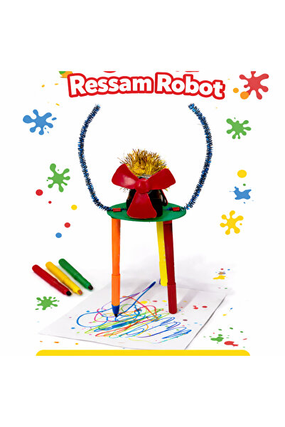 StemLab Çocuk Eğlenceli Ressam Robot STEM Eğitim Seti – Kendiliğinden Çizim Y...