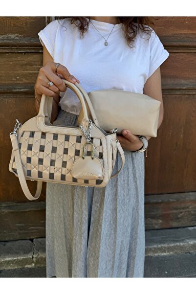 Just Polo Women's New Season Stylish Crossbody & Shoulder Bag with Knitted De...