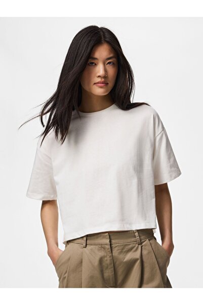 PIECES T-Shirt PCSADIE 2/4-ARM BOXY