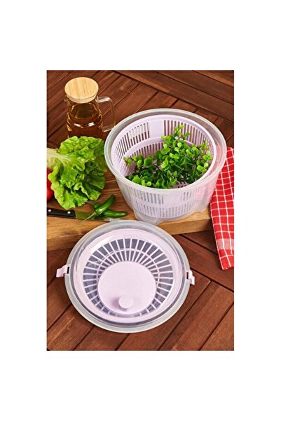Empressco Practical Salad Dehydrator, Washing and Drying Container for Vegeta...