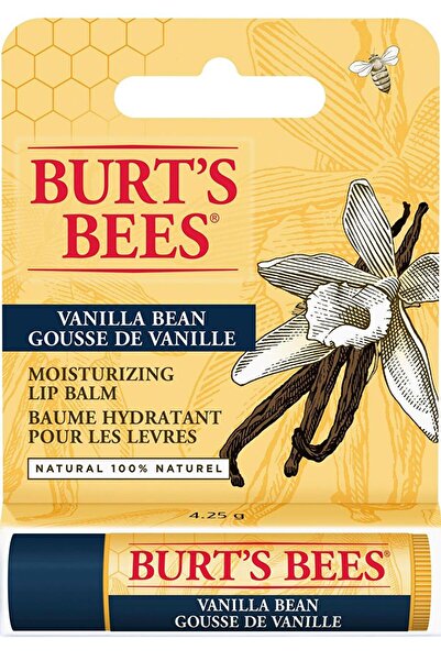 Burt's Bees كريم العناية بالشفاه بنكهة الفانيليا من بيرتس بيز - علبة فانيليا ...