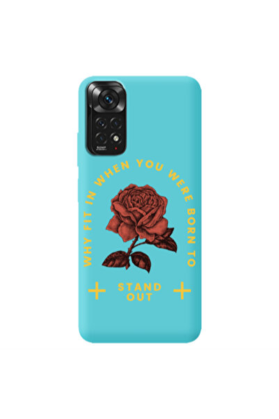 Other Xiaomi Redmi Note 11 4G Stand out Turquoise Colored Silicone TPU Θήκη
