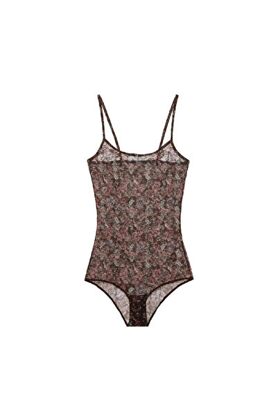 Evendi Bodysuit, Brown