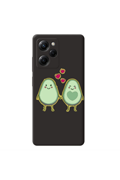 Other Xiaomi Poco X5 Pro Avocados Black Colored Silicone TPU Θήκη