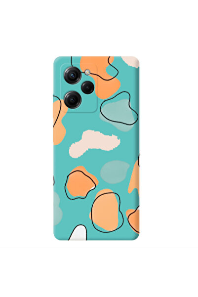 Other Xiaomi Poco X5 Pro Colorful spots Turquoise Colored Silicone TPU Θήκη