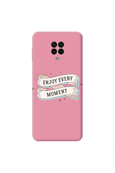 Other Xiaomi Redmi Note 9 Pro Enjoy Every Moment 2 Pink Colored Silicone TPU ...