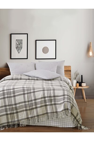 Bella Home Solis Double Pique Set |   Modern Patterned |   Soft Textured |   ...