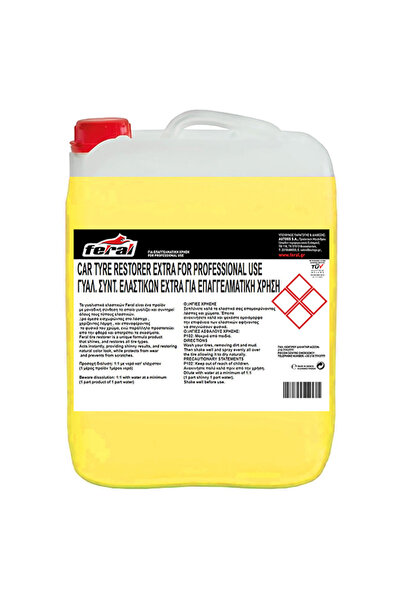 OEM Γυαλιστικό Και Συντηρητικό Ελαστικών Extra Feral 10lt 1 Τεμάχιο