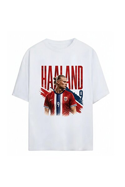 SVART WEAR Erling Haaland Unisex Oversize 100% Cotton T-Shirt