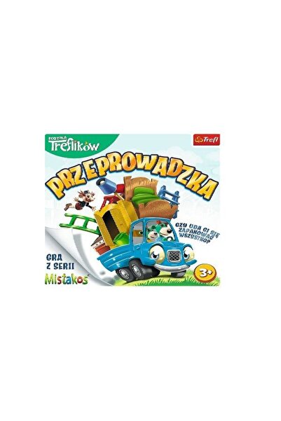 Trefl Joc de societate Moving with the Treflik Family, Trefl, Carton, 3 ani+,...