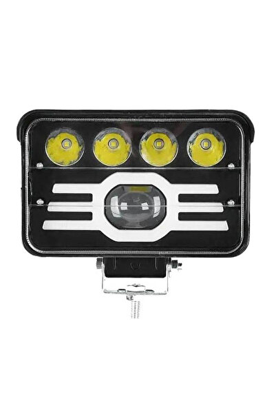 Ruan Far auto LED dreptunghiular de 3 INCH, bicolor alb și galben, lumini de ...