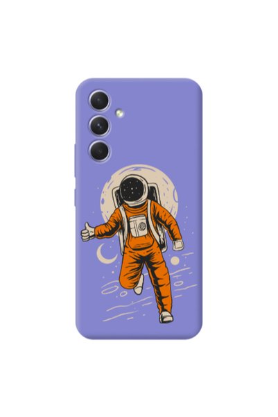 Other Samsung A56 Hitchhike Purple Colored Silicone TPU Θήκη