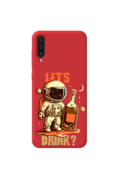 Other Samsung A70 Lets drink Red Colored Silicone TPU Θήκη