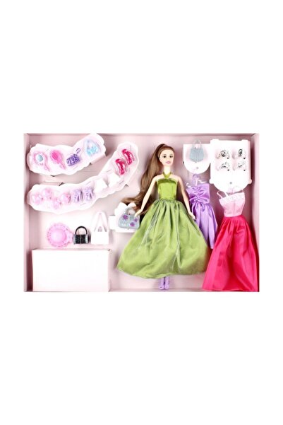 MC Micostore Papusa Anbibi si accesorii, 29cm, MegaCreative, 524442, 20x35x8cm