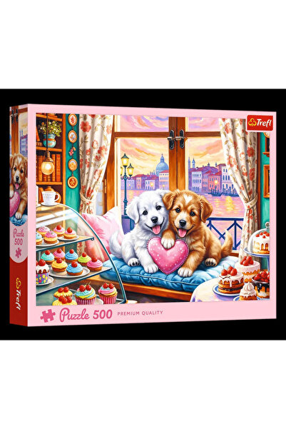 Trefl Puzzle 500 piese - Puppy Love (37554)