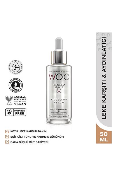 WOO Skin Expert Academy Licoelixir Aydınlatıcı ve Leke Önleyici Serum 50 ML