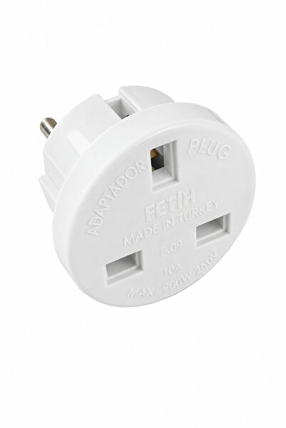 fetih elektrik F-09 İngiliz Priz Çevirici Adaptör