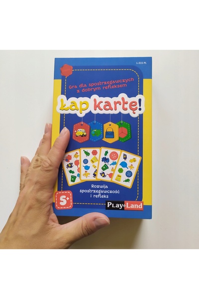 PLAYLAND Joc de societate Lap karte, 56 de carti, 4 figurine, multicolor, 2-1...