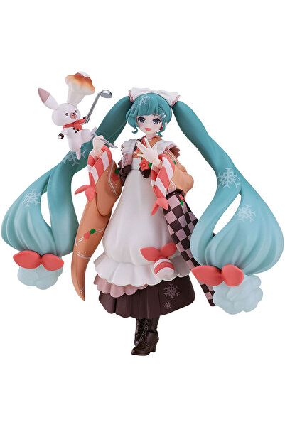 OEM Figurina Figma Snow Miku: Delicje Zimy 14 cm, multicolor, set cu accesorii