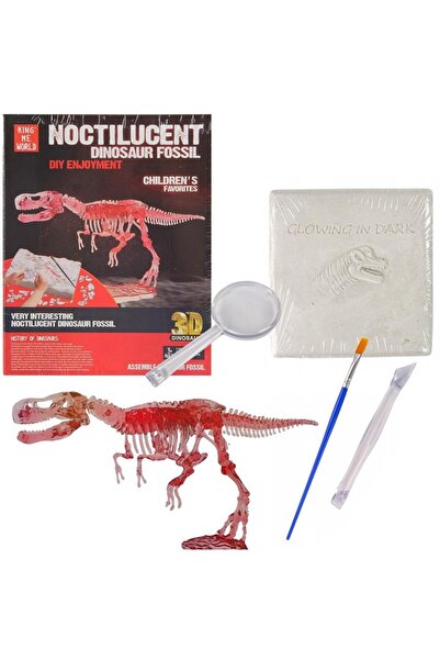OEM Set paleontologic Trifox: Descoperă un schelet de dinozaur fosforescent