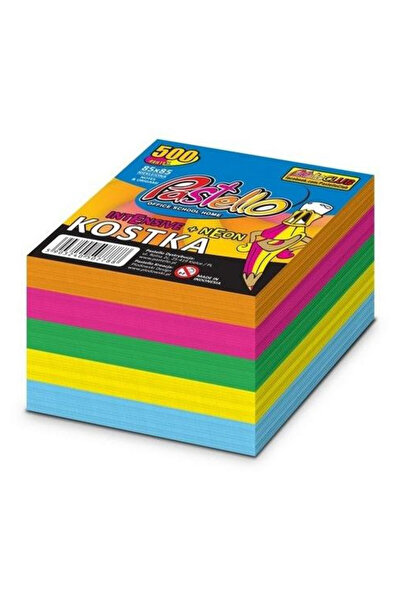 OEM Bloc note Alfa Pastello fara adeziv, 85x85 mm, Multicolor, 500 foi