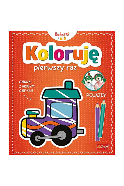 OEM Trefl Books Colorez pentru prima data Vehicule carte de colorat pentru co...