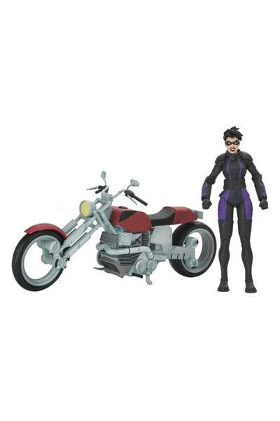 OEM Figurina Teenage Mutant Ninja Turtles, Casey Marie cu motocicleta, 18 cm,...