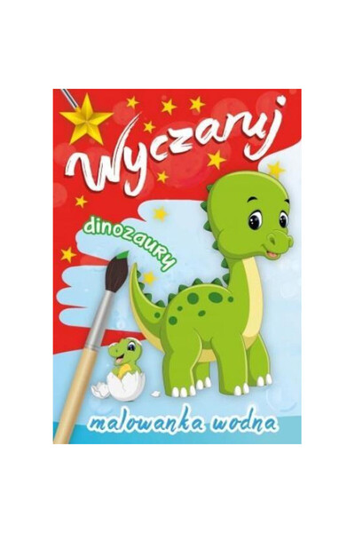 OEM Skrzat Malowanka cu apă, tematică dinozauri, 8 pagini