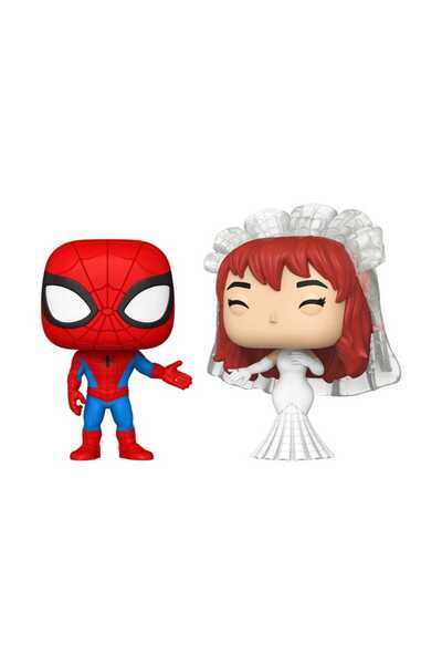 OEM Set figurine Funko POP! Spider-Man si Mary Jane, 9.2cm, multicolor