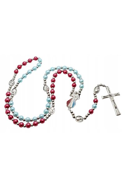 OEM Art Sacrum rozariu din sticlă Isus Milostiv Medjugorje