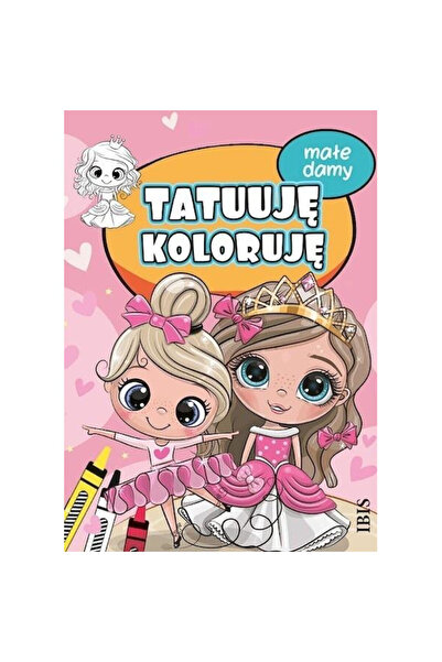 OEM Ibis Books: Carte de colorat cu tatuaje pentru micuțe prințese