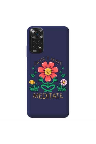 Other Xiaomi Redmi Note 11 4G Meditate Dark blue Colored Silicone TPU Θήκη