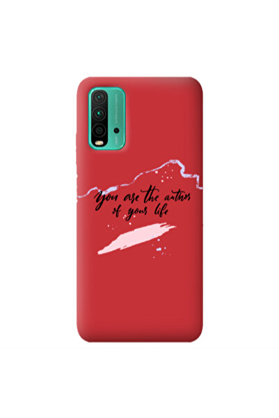 Other Xiaomi Poco M3 You are the authors Red Colored Silicone TPU Θήκη