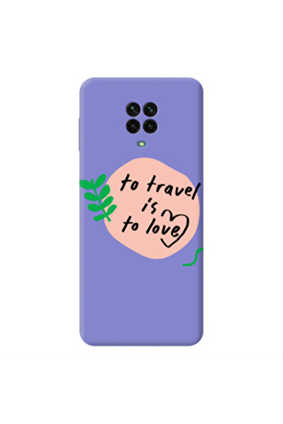Other Xiaomi Redmi Note 9 Pro To Travel is to Love Purple Colored Silicone TP...