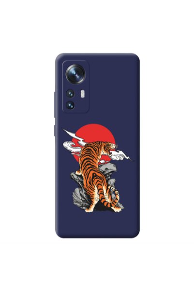 Other Xiaomi Mi 12 Angry Gorilla Dark blue Colored Silicone TPU Θήκη